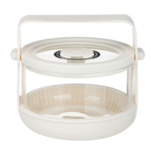 Контейнер ланч-бокс 400мл, боросиликатное стекло, силикон SATOSHI (1)