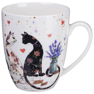 КРУЖКА 430МЛ "ЛАВАНДОВЫЕ КОТЫ" Lefard (24)