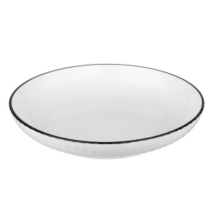 Тарелка 600мл, 20х4см, фарфор Соло MILLIMI (10)