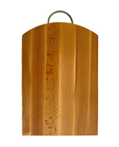 Доска разделочная полубочка 30х21см, метал. ручка Rashel (10)