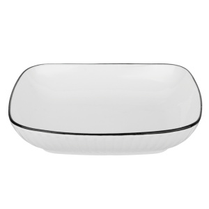 Блюдо квадратное, 700мл, 19,5х4см, фарфор Соло MILLIMI (6)