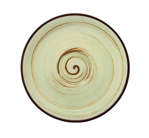 Блюдце 12см, фисташковый Spiral Вилмакс (6)