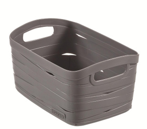 Корзина 24x17x12см, XS, серая CURVER RIBBON Архимед (5)  