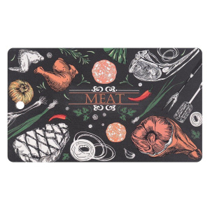 Разделочная доска 29х17см "Мясное меню" Мультидом