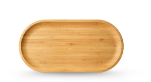Блюдо 35,5x17,5см, овальное, бамбук Вилмакс (6)