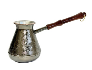 Турка медная 0,64л Ромашка СПИРАЛЬ