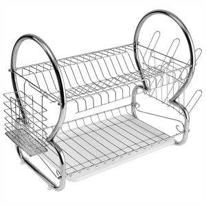 Сушилка для посуды двухуровневая 43х25х38см WEBBER (8)
