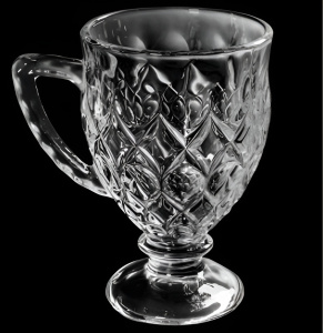 Набор стаканов на ножке 6шт., п/уп., стекло (12)