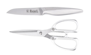Набор кухонный: нож+ ножницы нерж. сталь Rashel (24)
