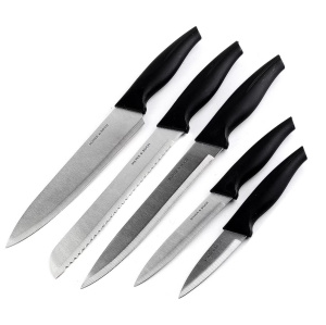 Набор ножей 5пр., нерж. сталь, полипропилен руч. МВ (12)