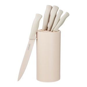 Набор кухонных ножей 6пр. на подставке Тулуза SATOSHI (1)