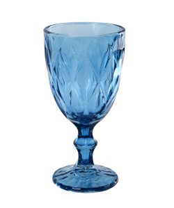 Набор фужеров 6шт., 300мл, синий, стекло, п/уп. (8)