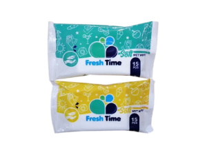 Влажные салфетки 15шт. SOFT Fresh Time (96)