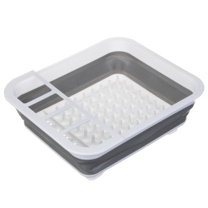 Сушилка для посуды, складная 36x12х31см, пластик, силикон VETTA (2)