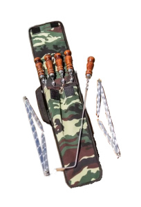 Набор шампуров в чехле 4шт.+ мангал+кочерга Гранд Пикник