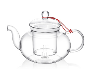 Чайник заварочный 620мл, термо стекло, тех. уп. Вилмакс (1)