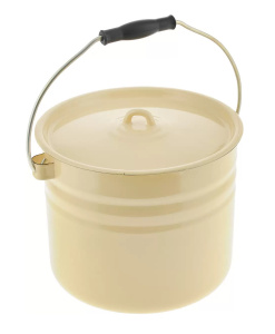 Ведро 12л, цил., с/кр., кремовый ЛЗЭП