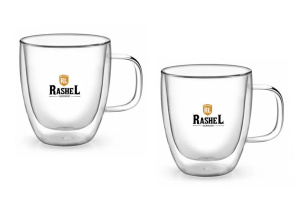 Набор стеклянных кружек 2шт., 300мл Rashel (32)