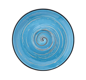 Блюдце 12см, голубой Spiral Вилмакс (6)