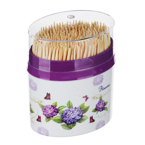 Зубочистки 300шт., бамбук, пластиковая уп. VETTA (10)