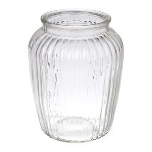 Ваза 18,5x14см, стекло, в асс-те Тюльпан MILLIMI (3)