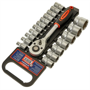 Набор торцевых головок 1/2", 19пр. КУЗЬМИЧ (10)