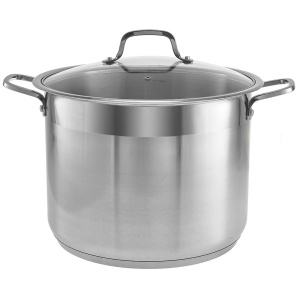 Кастрюля 20л, 32x25см, стекл/кр., нерж. сталь WEBBER