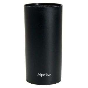 Подставка для ножей 22x11см, черный ALPENKOK (12)