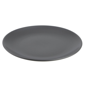 Тарелка подстановочная 20х2,5см, графит, керамика MILLIMI (6)