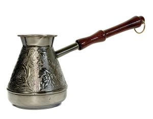 Турка медная 0,4л Роза СПИРАЛЬ