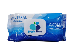 Влажные салфетки 72шт. UNIVERSAL Fresh Time (28)