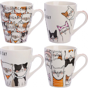 Кружка 340мл Кошки 9 диз.4 LR (х36)