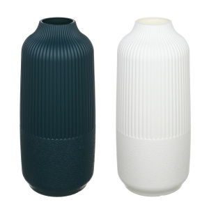 Ваза 11х30,5х6,5см, 2цвета, пластик (4)