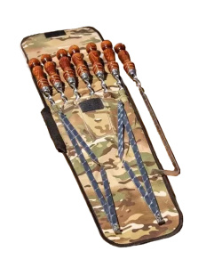 Набор шампуров в чехле 6шт.+мангал+кочерга Гранд Пикник