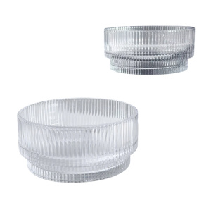 Набор салатников 2шт., 13см, п/уп., стекло LENARDI (12)