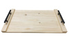 Поднос с ручками 50x27,5см, прямоуг., дерево