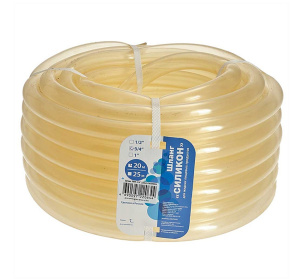 Шланг 20м, d=3/4", прозрачный, силикон